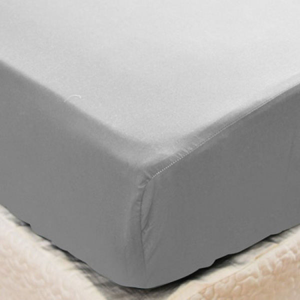 Cozy inn  加大 極致純色-淺灰-300織精梳棉床包 100%精梳棉,床包,精梳棉床包,淺灰,加大
