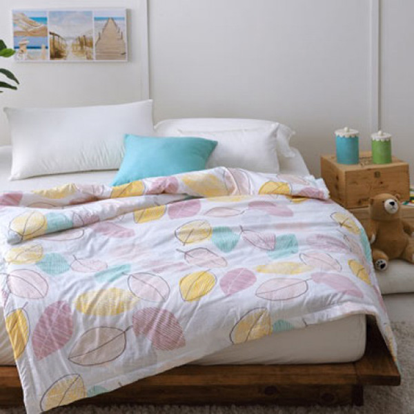 Cozy inn  單人  彩葉-200織精梳棉-涼被 100%精梳棉,涼被,精梳棉涼被,彩葉,單人