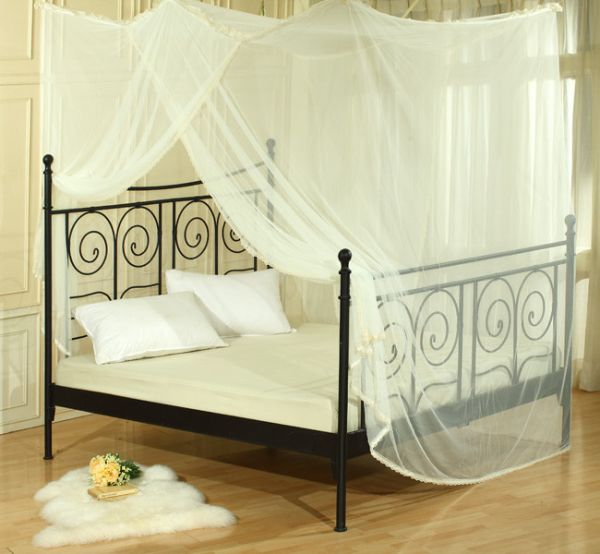 蕾絲方形蚊帳加大米 