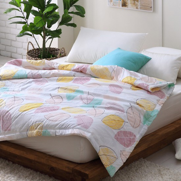 Cozy inn  單人  彩葉-200織精梳棉-涼被 100%精梳棉,涼被,精梳棉涼被,彩葉,單人