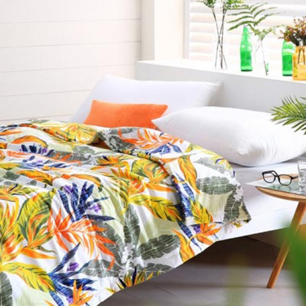 Cozy inn  雙人 天堂-綠-300織精梳棉-涼被 100%精梳棉,涼被,精梳棉涼被,天堂-綠,雙人