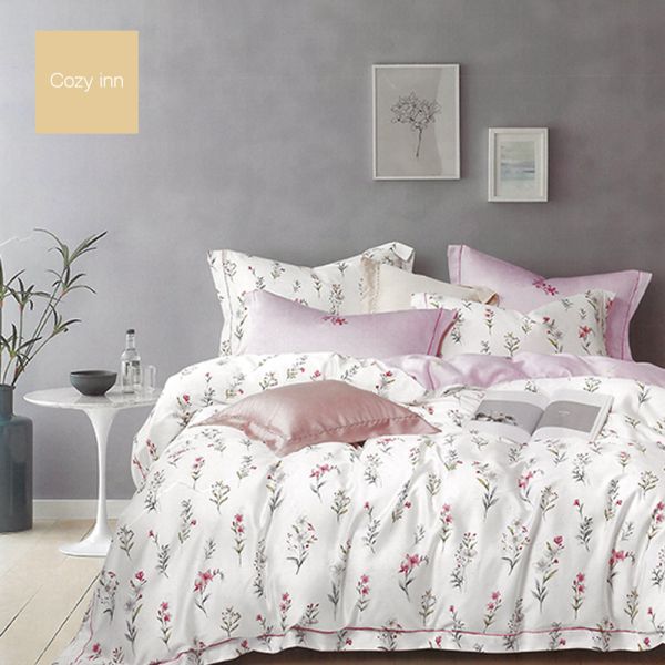 Cozy inn 星爍 加大 頂級60支100%天絲四件式兩用被套床包組 天絲床包組,被套床包組,天絲被套床包組