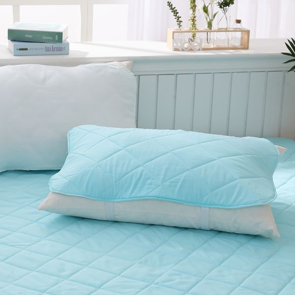 LAMINA天絲天使絨冬夏保潔墊枕用兩入(混款) 