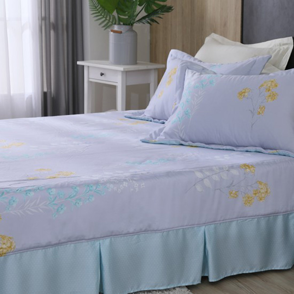 Cozy inn  雙人 花意 100%萊賽爾天絲枕套床包組 100%萊爾賽天絲,枕套床包組,台灣精緻,專櫃私花,雙人,花意