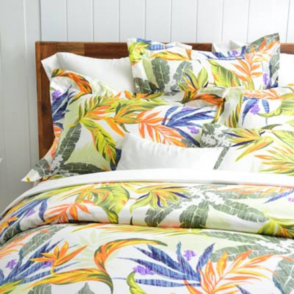 Cozy inn  加大  天堂-綠 300織精梳棉兩用被套床包組 00%精梳棉,兩用被床包組,台灣精緻,專櫃私花,精梳棉兩用被組,天堂-綠,加大