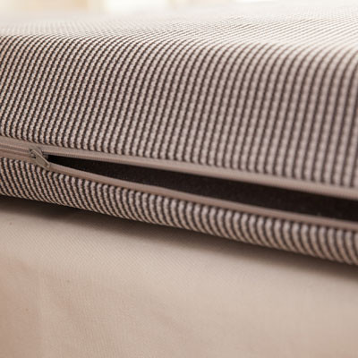 LAMINA條紋波浪8cm竹炭記憶床墊-雙人 床墊.記憶床墊.MIT台灣製造