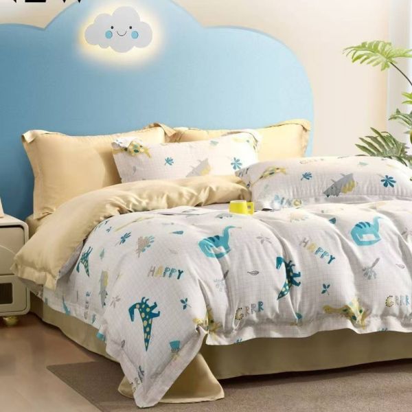 LAMINA 加大  恐龍變形記  300織萊賽爾天絲兩用被套床包組 天絲床包組,被套床包組,天絲兩用被套床包組,MIT台灣製造,100%萊賽爾天絲