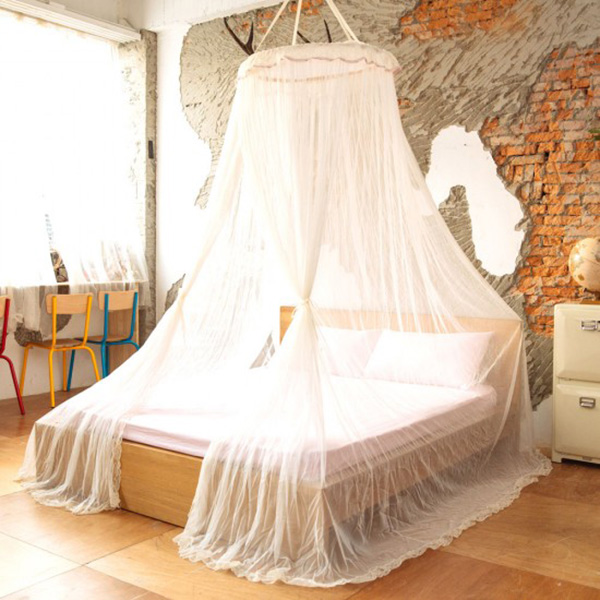 LAMINA  粉彩蕾絲圓形睡簾 