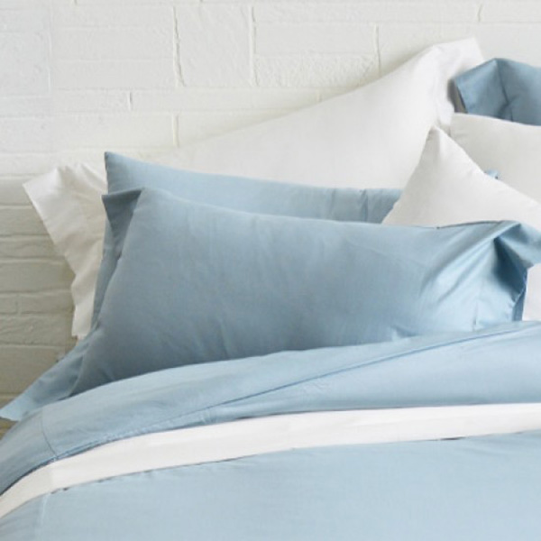 Cozy inn  簡單純色-灰藍-200織精梳棉枕頭套-2入 100%精梳棉,精梳棉枕頭套,枕套
