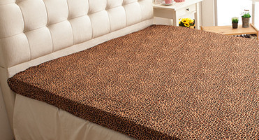 LAMINA釋壓平面10cm記憶床墊-豹紋單人 床墊.記憶床墊.MIT台灣製造