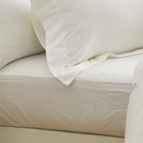 Cozy inn  加大 簡單純色-白-200織精梳棉床包 100%精梳棉,床包,精梳棉床包,白色,加大