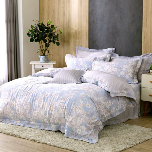 Cozy inn  加大  妮菲塔莉 300織萊賽爾天絲兩用被套床包組 妮菲塔莉,100%萊爾賽天絲,兩用被床包組,台灣精緻,加大,專櫃私花