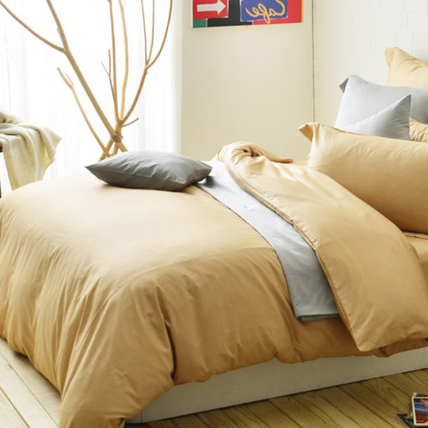 Cozy inn  雙人  極致純色-焦糖棕-300織精梳棉薄被套 100%精梳棉,薄被套,精梳棉薄被套,焦糖棕,雙人
