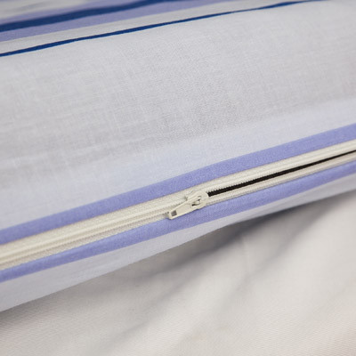 LAMINA品味條紋平面8cm記憶床墊藍-雙人 床墊.記憶床墊.MIT台灣製造