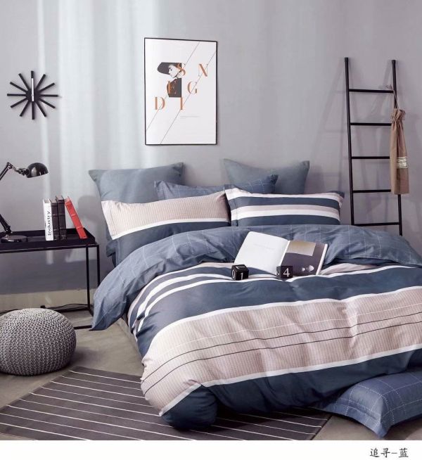 LAMINA 40棉印花雙人床包三件組-追尋 