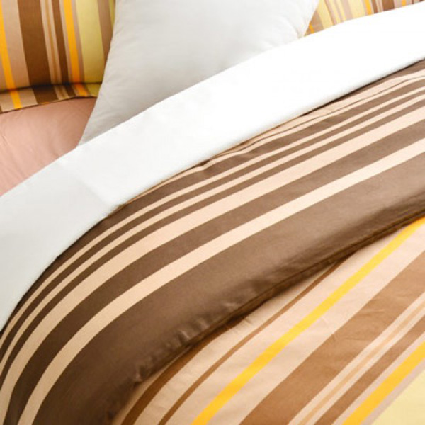 Cozy inn  雙人 舞曲-咖 200織精梳棉薄被套床包組 100%精梳棉,薄被套,被套床包組,精梳棉床包組,舞曲-咖,雙人