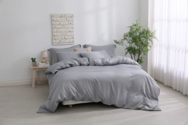 LAMINA天絲親膚雙人被套-雲灰180*210cm 