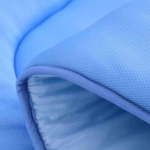 LAMINA 單人加大 3D氣對流日式床墊-藍 透氣床墊,5公分,三折收納床墊,兩用床墊,單人加大床墊