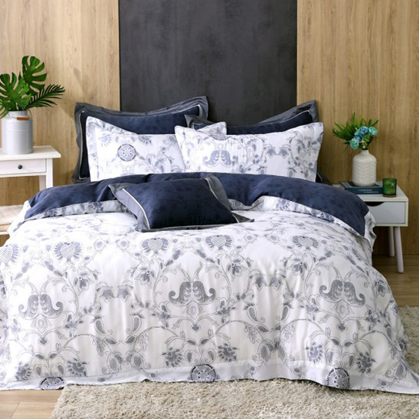 Cozy inn 雙人 圖騰筆觸 300織萊賽爾天絲兩用被套床包組 圖騰筆觸,100%萊爾賽天絲,兩用被床包組,台灣精緻,雙人,專櫃私花