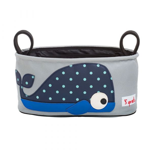 加拿大 3 Sprouts推車置物袋-小鯨魚 台灣授權代理商 