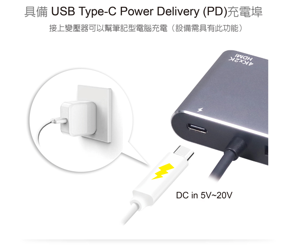 伽利略 Type-C【4in1】多功能轉接器CRHU09 伽利略 Type-C【4in1】多功能轉接器CRHU09
