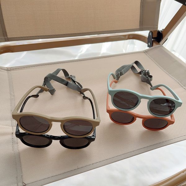 童趣防掉式圓墨鏡 