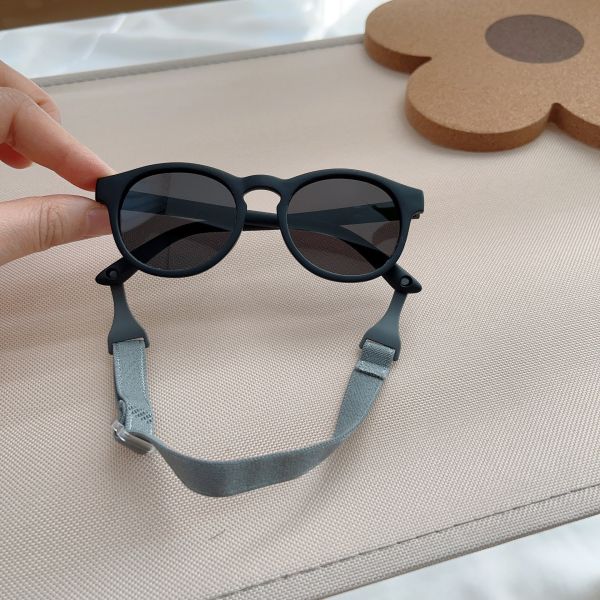 童趣防掉式圓墨鏡 