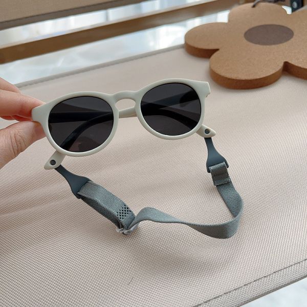 童趣防掉式圓墨鏡 