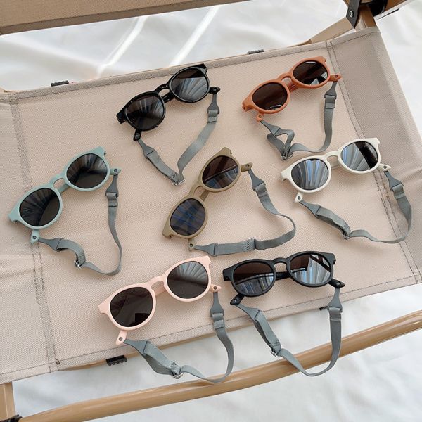 童趣防掉式圓墨鏡 