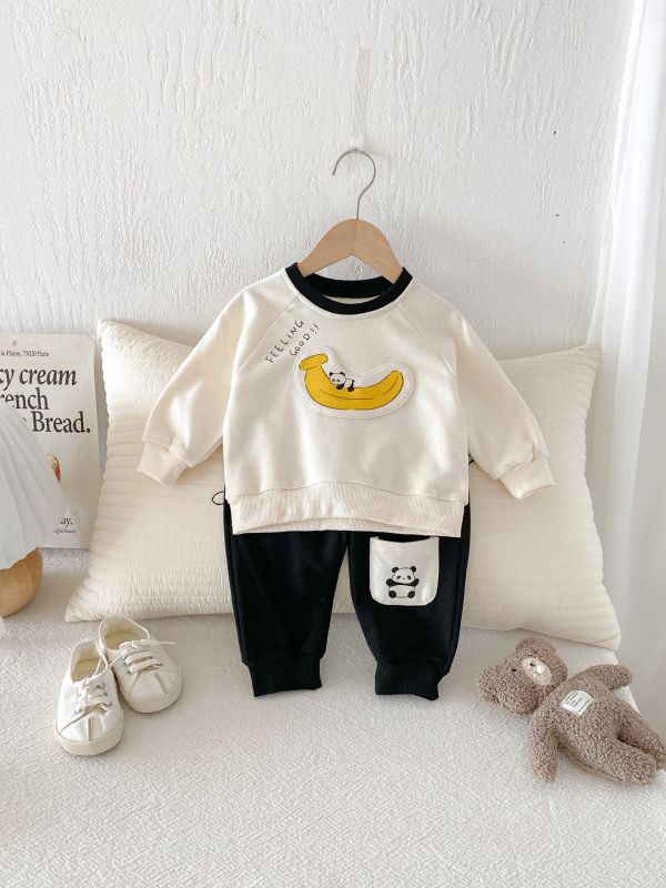 小熊吐司+香蕉熊貓套裝 