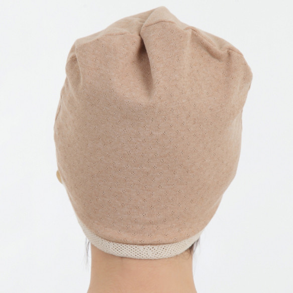 日本製 100%有機棉針織帽｜NOC認證 親膚舒適 適合敏感肌 化療帽,醫療帽,掉髮期,化療,有機棉,100%有機棉帽子