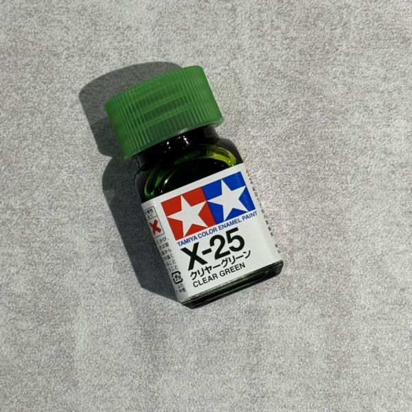 田宮 TAMIYA 法瑯漆 X-25 透明綠色 