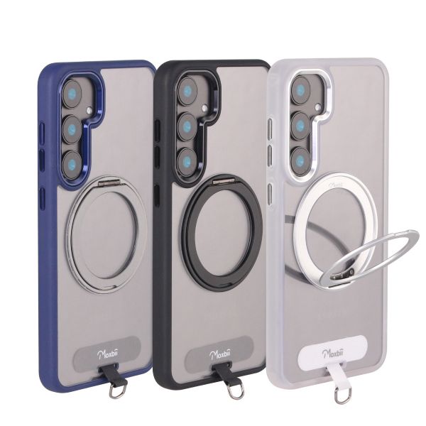 YOI系列 Samsung Galaxy S24 旋轉磁吸支架+掛片 保護殼【Moxbii 嚴選】 Galaxy S24,旋轉支架手機殼,磁吸手機殼,支架保護殼,三星保護殼,掛繩手機殼,掛片手機殼,Samsung保護殼,小米保護殼,防摔殼,透明殼,犀牛盾,UAG,圖拉斯,Devilcase,casetify