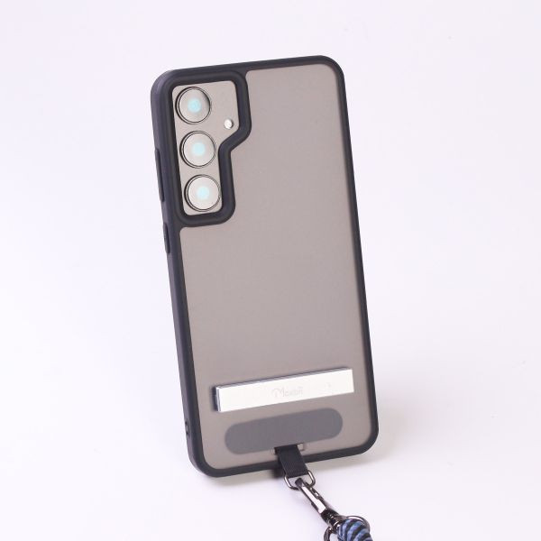 MATTO系列 Samsung Galaxy S25 支架+掛片保護殼 【Moxbii 嚴選】 Galaxy S25,S25支架保護殼,S25掛繩手機殼,三星保護殼,Samsung保護殼,S25防摔殼,S25透明殼,犀牛盾,UAG,圖拉斯,Devilcase,casetify