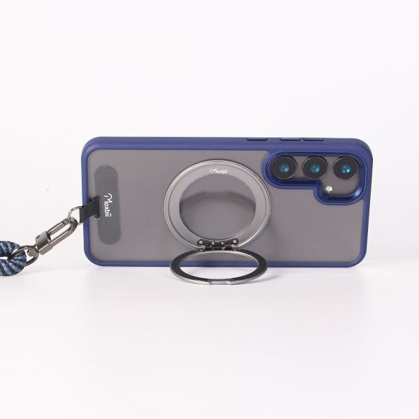 YOI系列 Samsung Galaxy S24 旋轉磁吸支架+掛片 保護殼【Moxbii 嚴選】 Galaxy S24,旋轉支架手機殼,磁吸手機殼,支架保護殼,三星保護殼,掛繩手機殼,掛片手機殼,Samsung保護殼,小米保護殼,防摔殼,透明殼,犀牛盾,UAG,圖拉斯,Devilcase,casetify