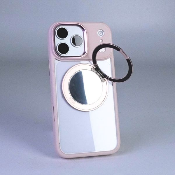 【Mira Winks】YOI系列 Apple iPhone 17 Pro 旋轉磁吸支架+鏡面保護殼(無蓋版) iphone17Pro,mira winks,iphone17Pro鏡面手機殼,iphone17Pro鏡子手機殼,iphone17Pro旋轉支架鏡子,iphone17Pro旋轉支架手機殼,iphone17Pro防摔殼,iphone17Pro不變黃手機殼,化妝鏡,casetify,UAG,devilcase,保護殼,moxbii