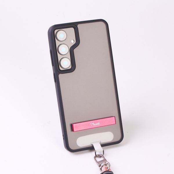 MATTO系列 Samsung Galaxy S25 支架+掛片保護殼 【Moxbii 嚴選】 Galaxy S25,S25支架保護殼,S25掛繩手機殼,三星保護殼,Samsung保護殼,S25防摔殼,S25透明殼,犀牛盾,UAG,圖拉斯,Devilcase,casetify