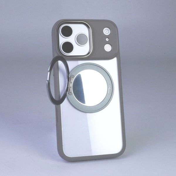 【Mira Winks】YOI系列 Apple iPhone 17 Pro 旋轉磁吸支架+鏡面保護殼(無蓋版) iphone17Pro,mira winks,iphone17Pro鏡面手機殼,iphone17Pro鏡子手機殼,iphone17Pro旋轉支架鏡子,iphone17Pro旋轉支架手機殼,iphone17Pro防摔殼,iphone17Pro不變黃手機殼,化妝鏡,casetify,UAG,devilcase,保護殼,moxbii