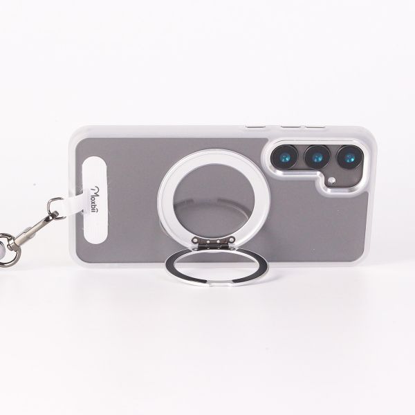 YOI系列 Samsung Galaxy S24 旋轉磁吸支架+掛片 保護殼【Moxbii 嚴選】 Galaxy S24,旋轉支架手機殼,磁吸手機殼,支架保護殼,三星保護殼,掛繩手機殼,掛片手機殼,Samsung保護殼,小米保護殼,防摔殼,透明殼,犀牛盾,UAG,圖拉斯,Devilcase,casetify