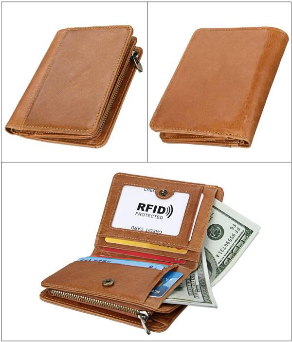 頭層牛皮短夾男夾【LH540】 