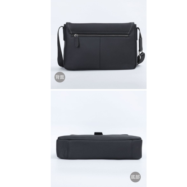 頭層牛皮翻蓋肩背包男包【LB1140】 