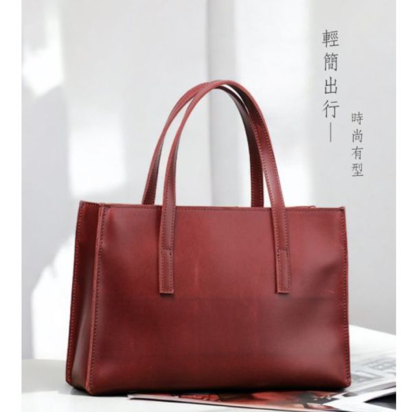 頭層牛皮復古簡約女士手提包女包【LB726】 