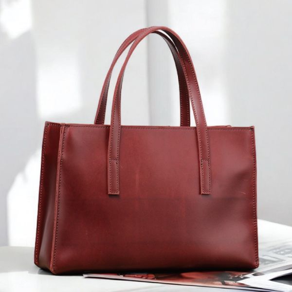 頭層牛皮復古簡約女士手提包女包【LB726】 