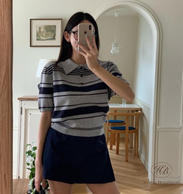 Fw12 秋季 柔暖親膚Miu 感針織polo衫 