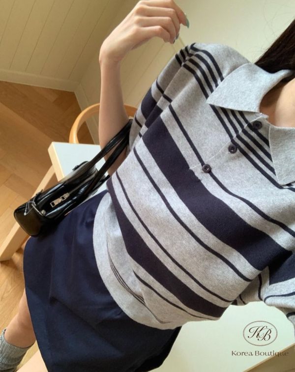 Fw12 秋季 柔暖親膚Miu 感針織polo衫 