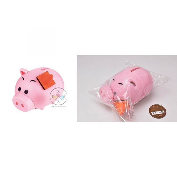 迪士尼 玩具總動員 火腿豬存錢筒附貼紙 環保扭蛋 公仔擺飾 皮克斯 4入組 