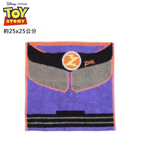 迪士尼 玩具總動員 札克天王 純棉 方巾 手帕 毛巾 皮克斯 