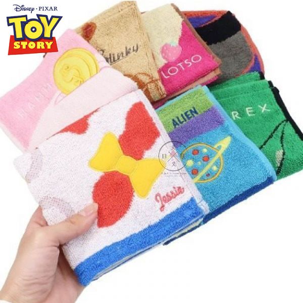 迪士尼 玩具總動員 札克天王 純棉 方巾 手帕 毛巾 皮克斯 