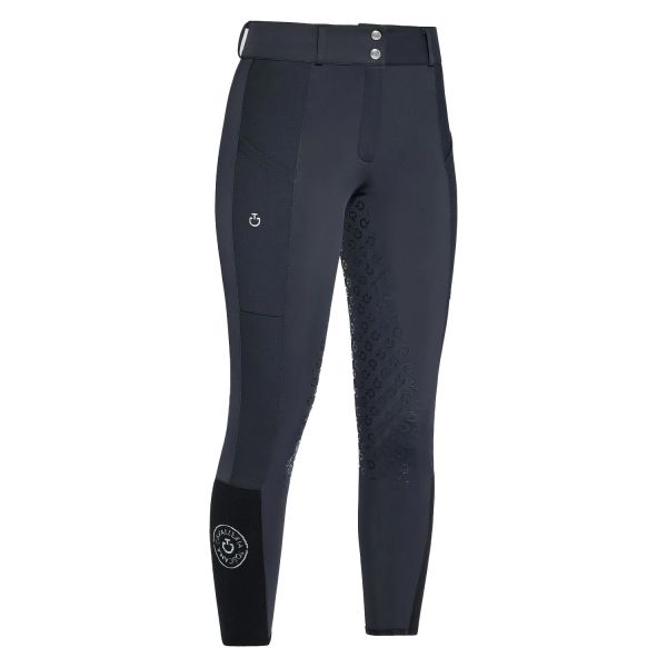 CAVALLERIA TOSCANA  女用馬褲 (止滑全皮/彈性縮口/側口袋/3色可選) 