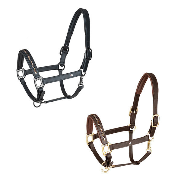 皮製籠頭 (黑色/棕色/貼鑽/FULL) 